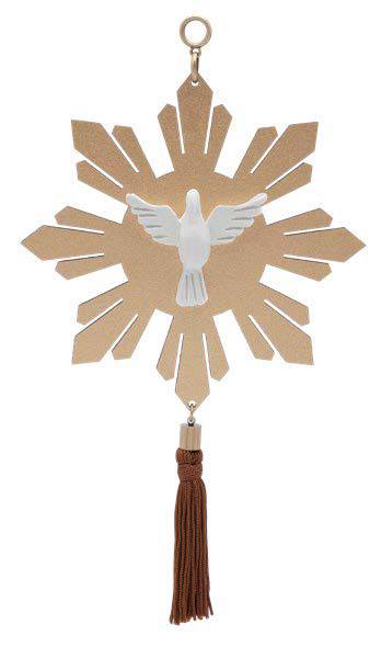 Adorno de Porta Espírito Santo – Raios Dourados