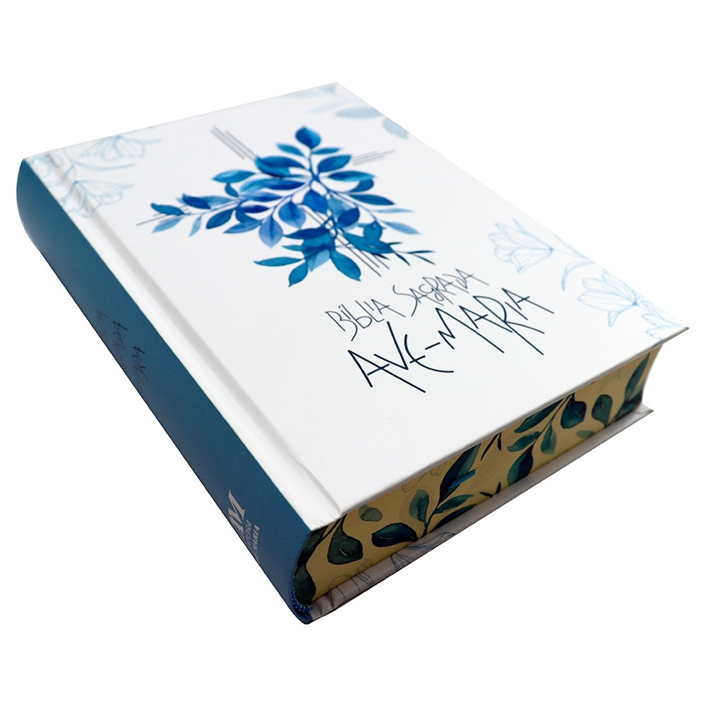 Holy Bible Hail Mary - Cover Flowers