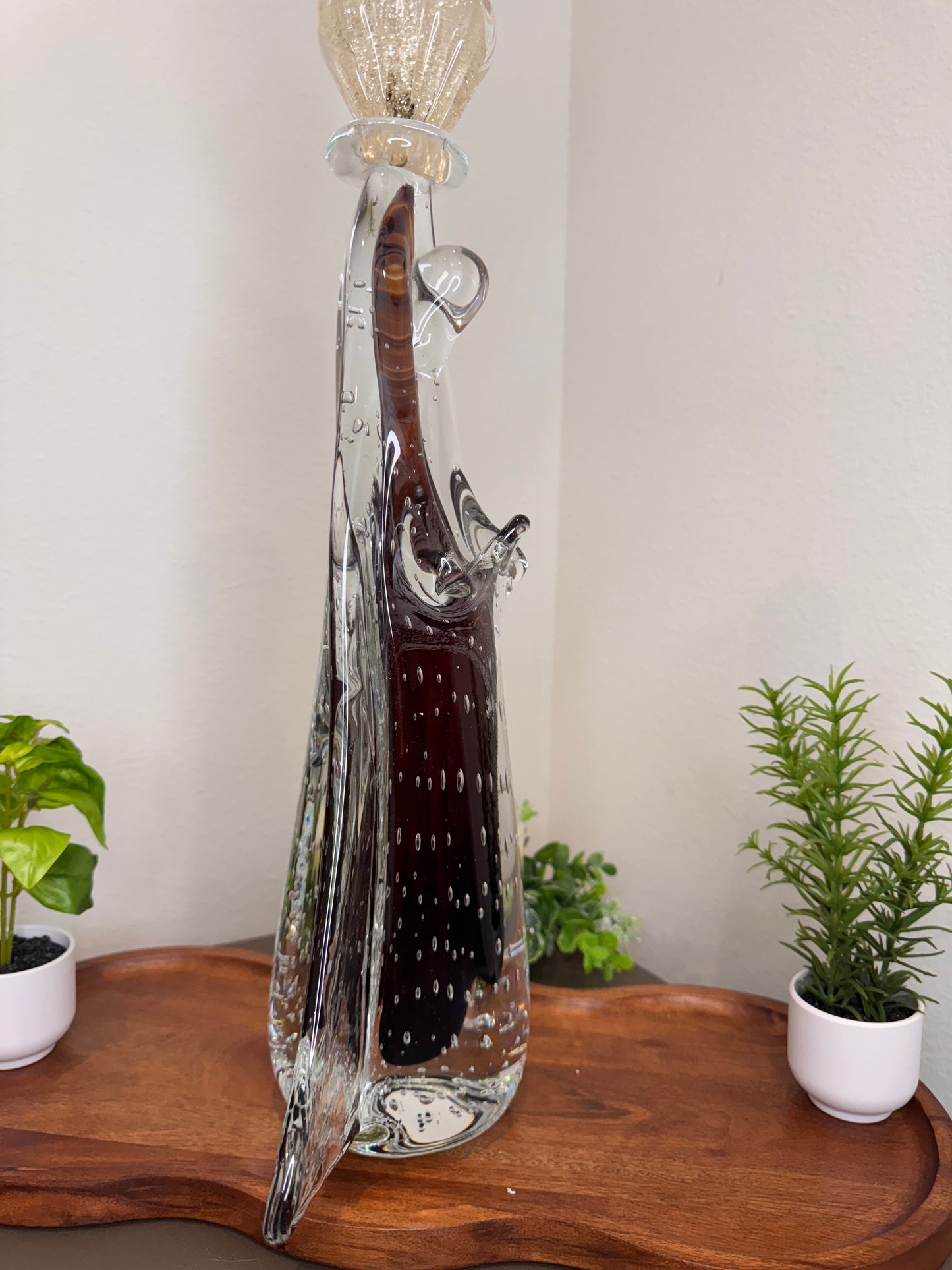 Murano Statue - Our Lady of Aparecida - Brown | 50cm