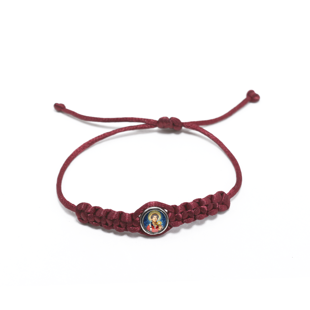 Pulseira São Carlo Acutis em Cordão