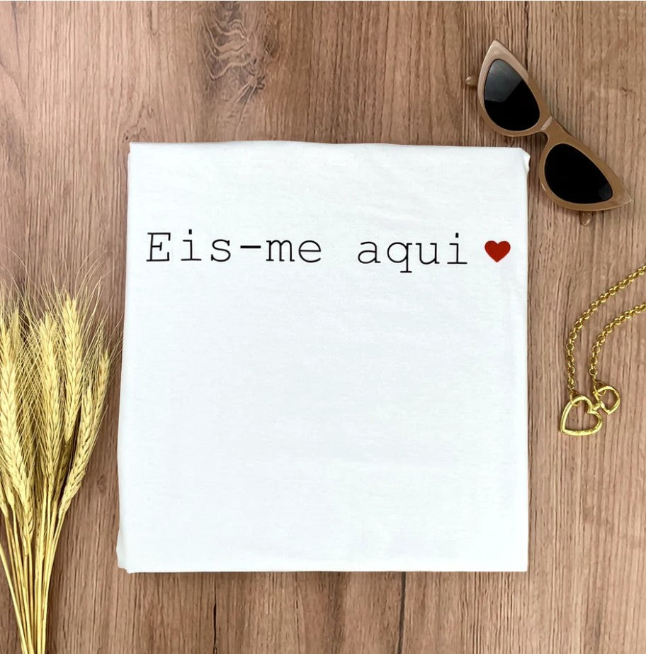 Here I Am White Women's T-Shirt