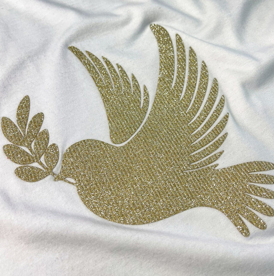 Women's White Dove of Peace T-Shirt