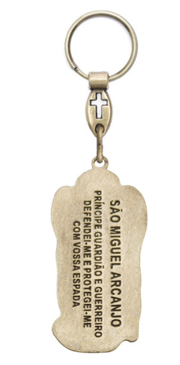 Saint Michael the Archangel Keychain