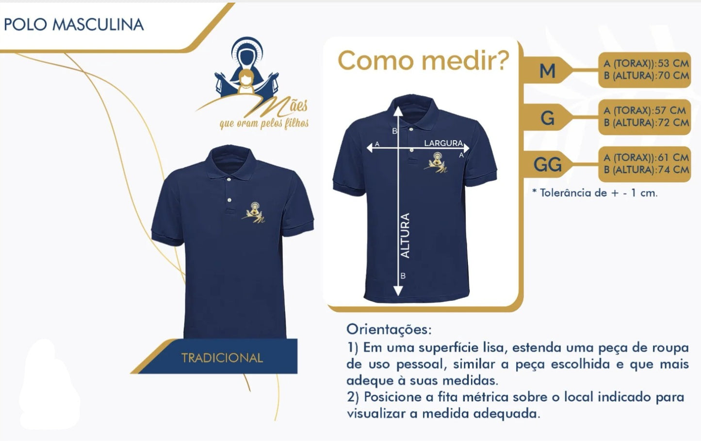 Camisa Polo Tradicional Masculina