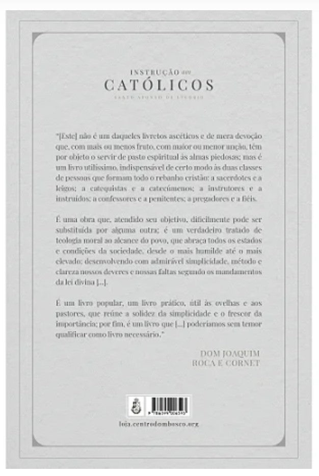 Instrucción a los católicos – San Alfonso María de Ligorio