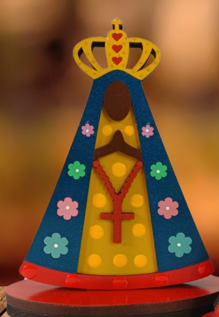 Nossa Senhora Aparecida Coroa – Tamanhos P e Mini