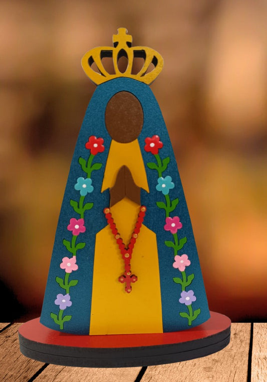 Our Lady of Aparecida Floral – Sizes M and Mini