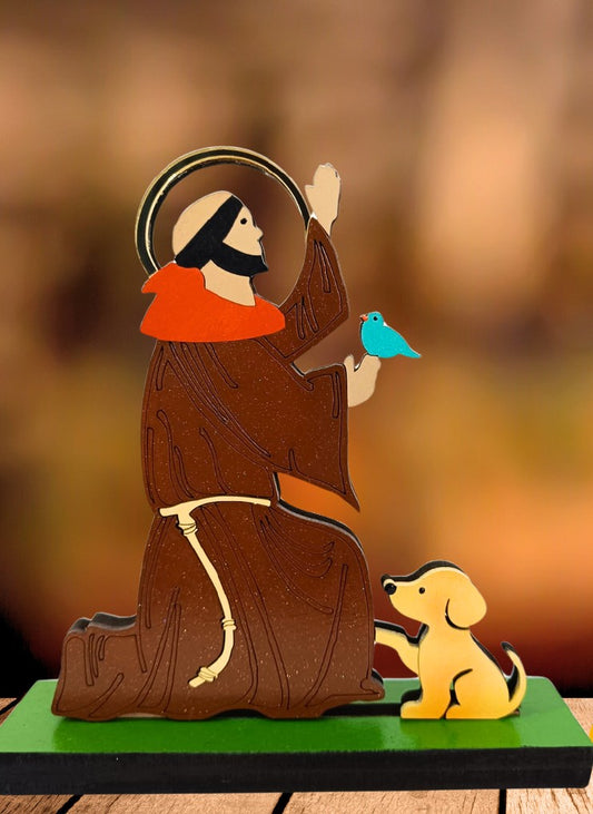 Saint Francis of Assisi Kneeling