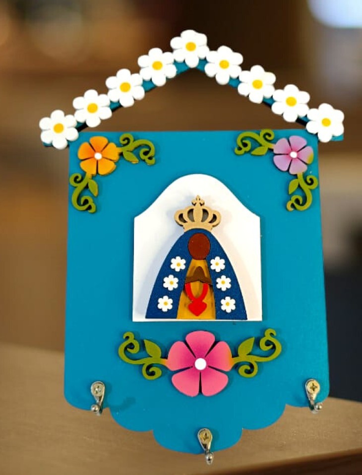 Porta-Chaves Decorativo em MDF