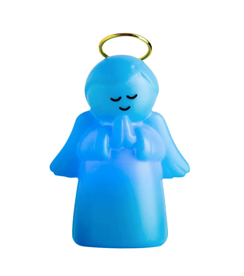 Luminária Anjo com Auréola – Azul | Branco | Rosa