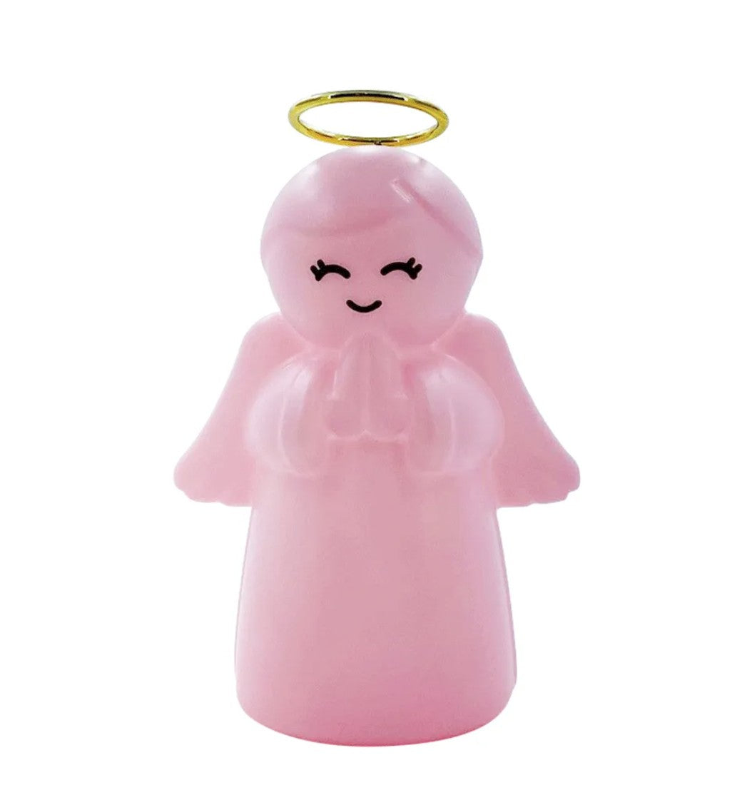 Luminária Anjo com Auréola – Azul | Branco | Rosa