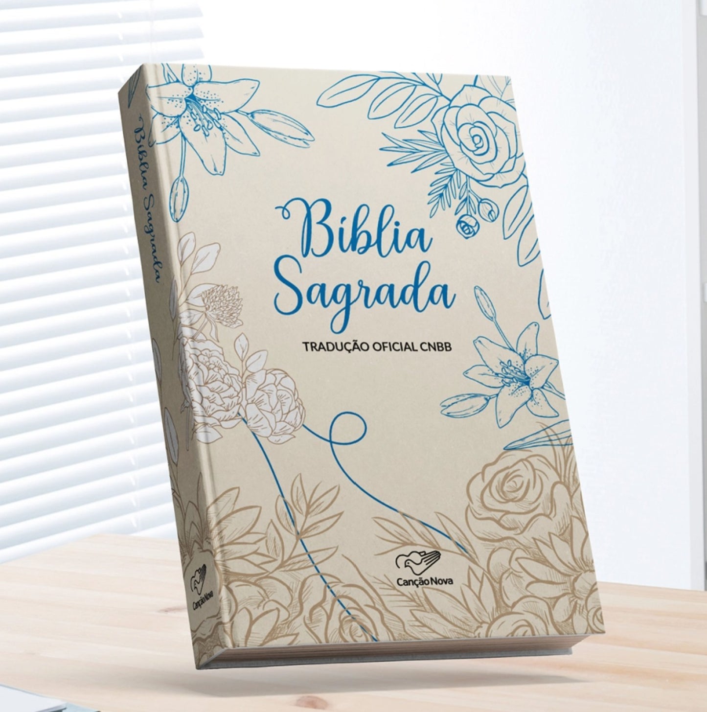 Holy Bible CNBB – Floral Hardcover (New Vulgate)