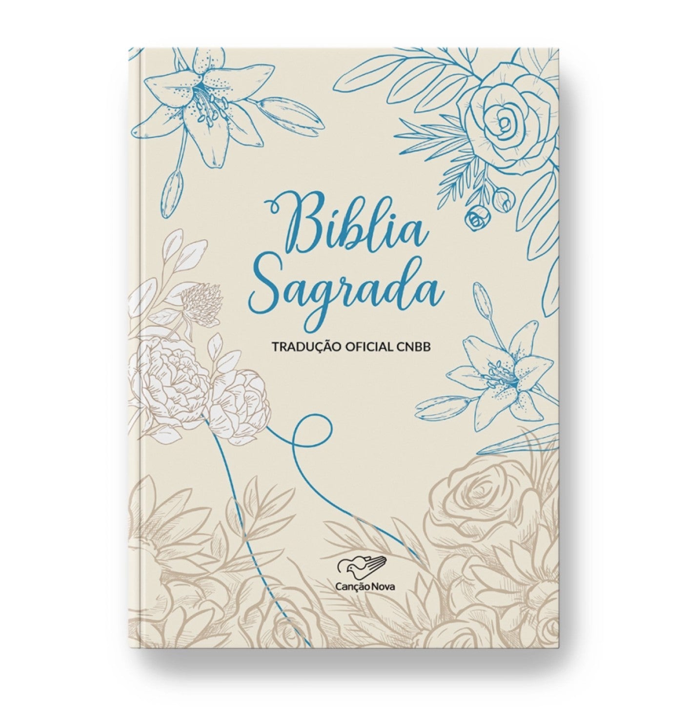 Holy Bible CNBB – Floral Hardcover (New Vulgate)
