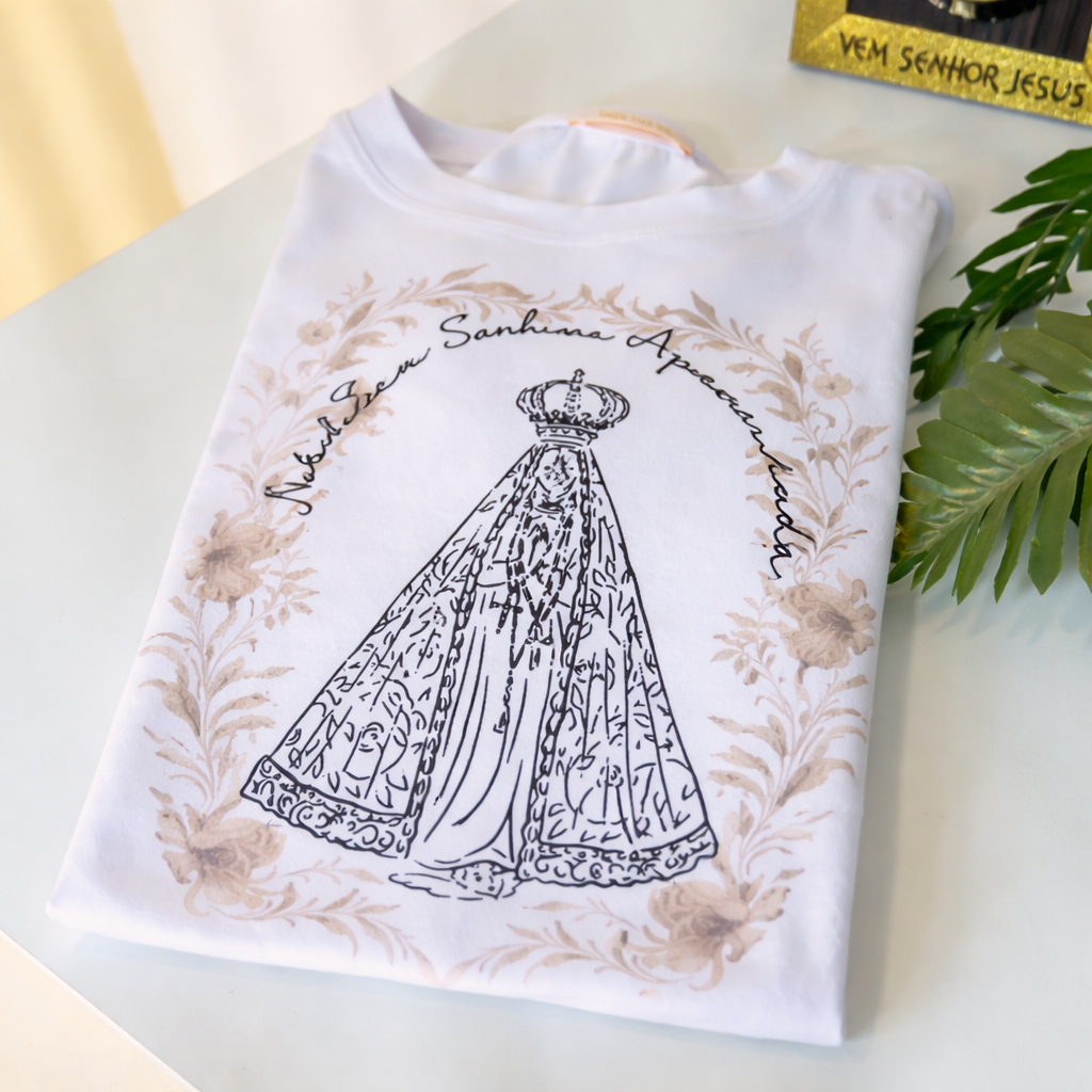 Camiseta Nossa Senhora Aparecida – Padroeira do Brasil (Unisex)