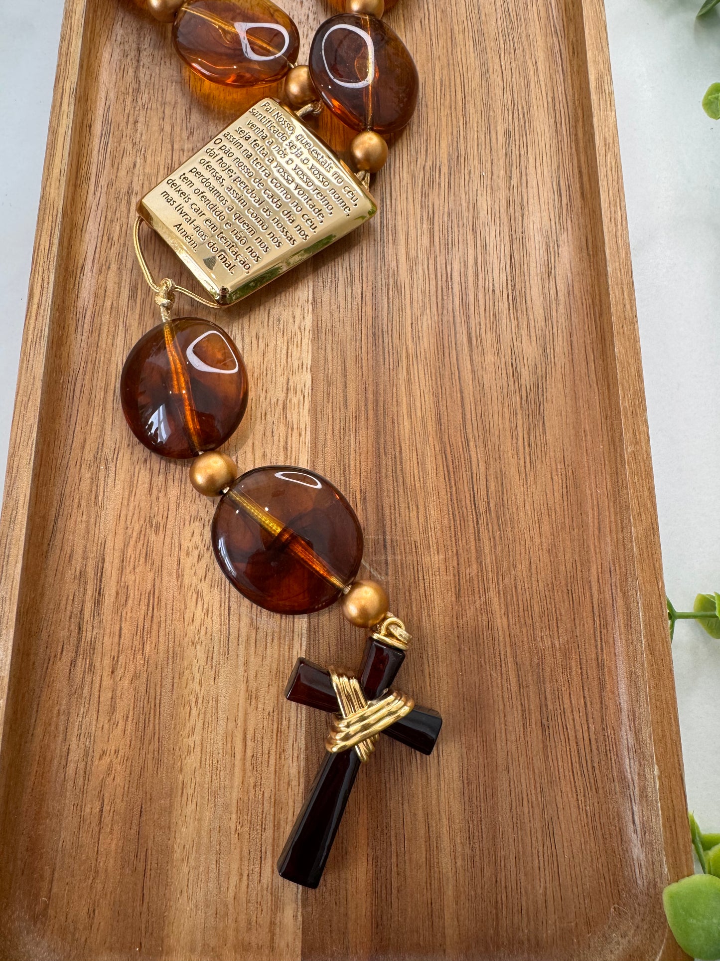 Collar de mesa - Padre Nuestro
