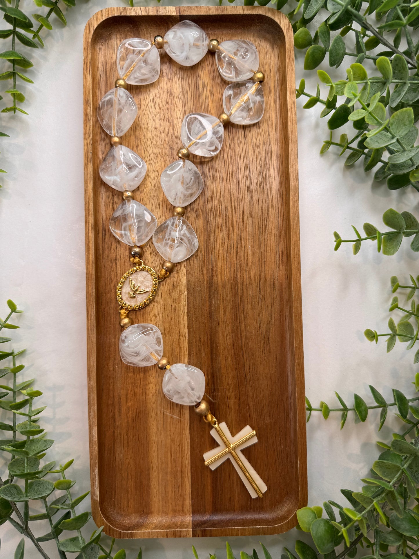 Collar de mesa del Espíritu Santo mediano