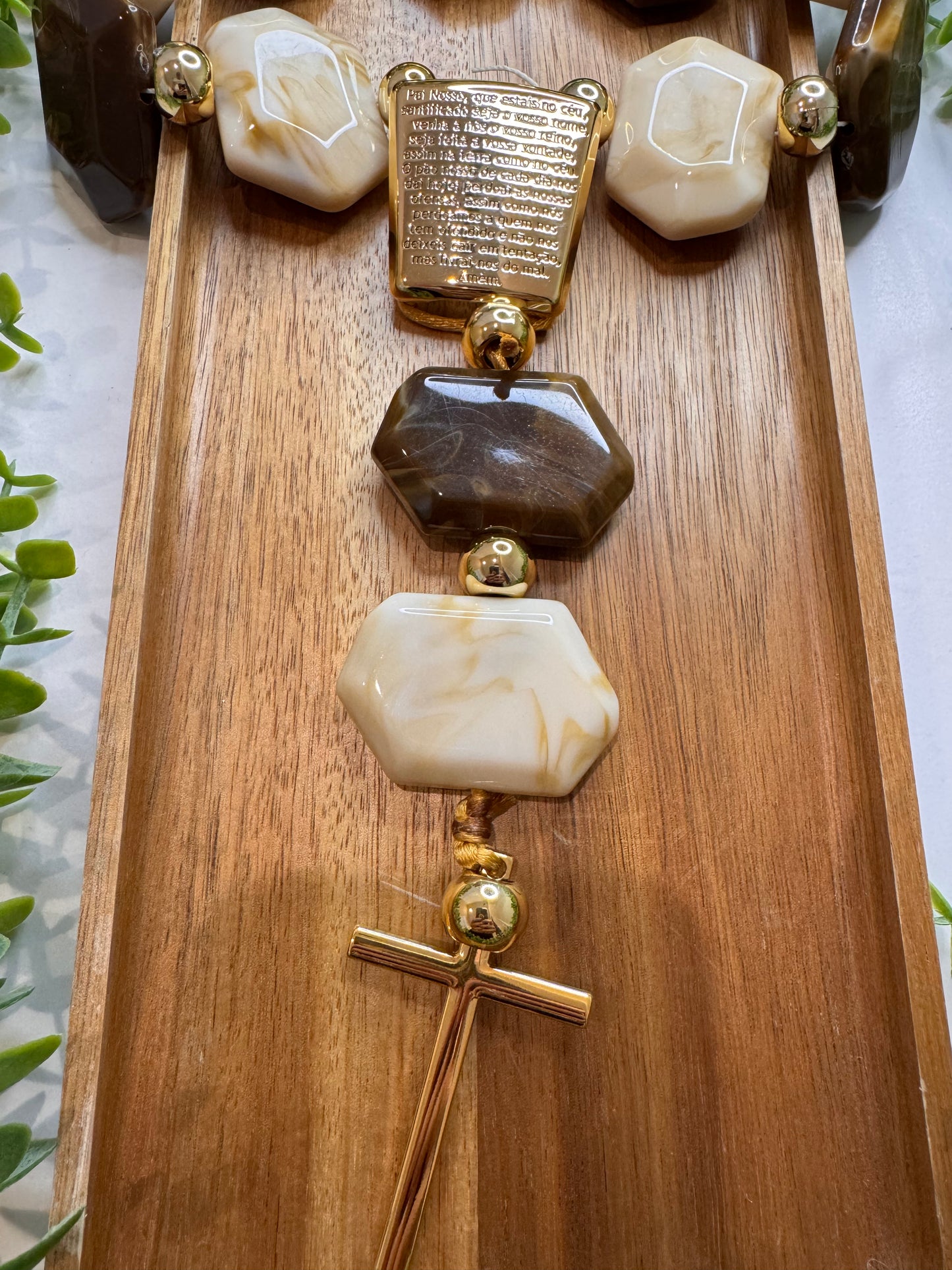 Collar de mesa - Padre Nuestro