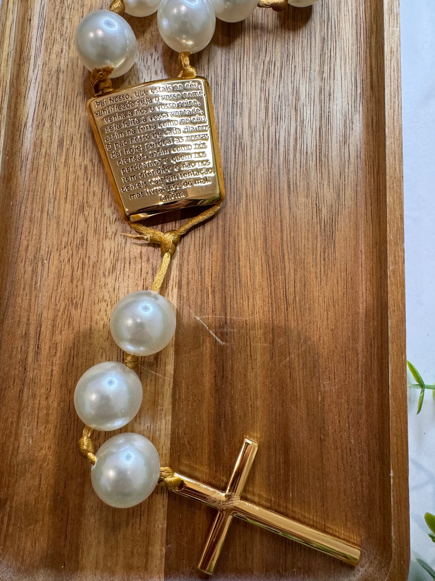 Collar de mesa - Padre Nuestro
