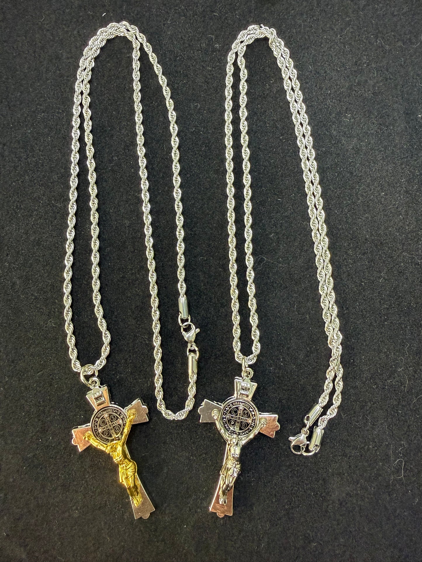 Corrente Masculina Crucifixo