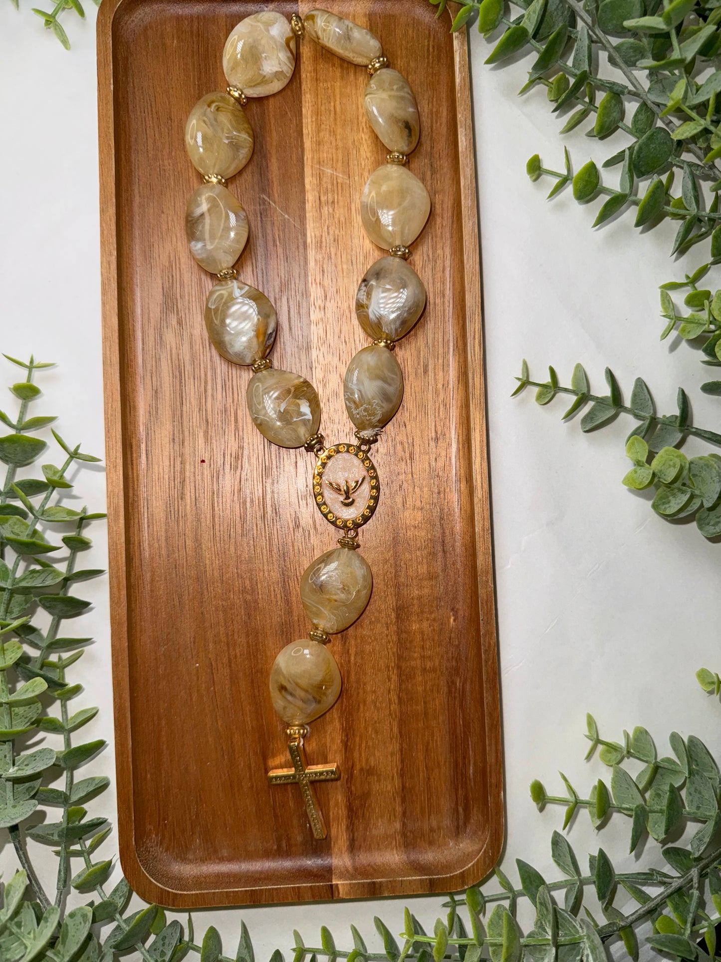 Collar de mesa del Espíritu Santo mediano
