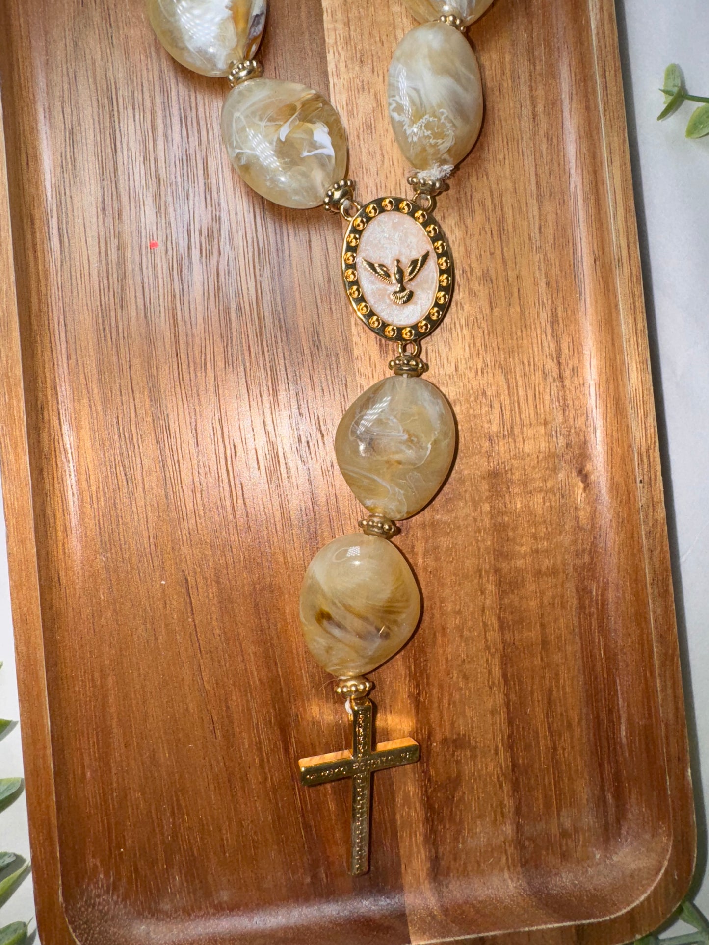 Collar de mesa del Espíritu Santo mediano