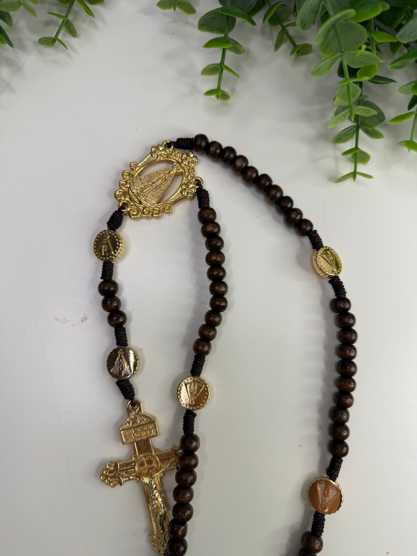 Our Lady of Aparecida Rosary in Crystals