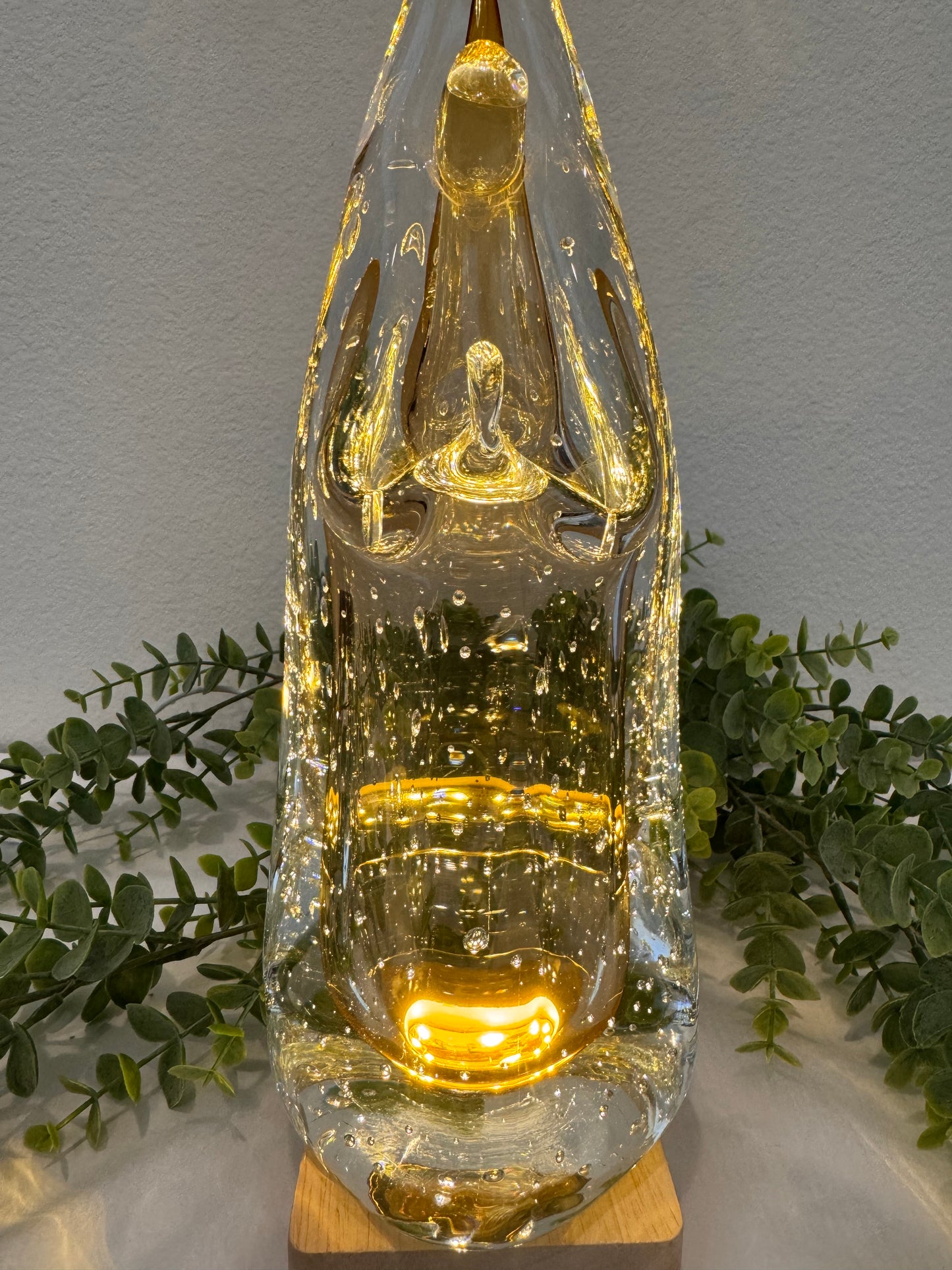 Imagem de Murano - Nossa Senhora de Fátima - Âmbar | Tamanho M - 30cm