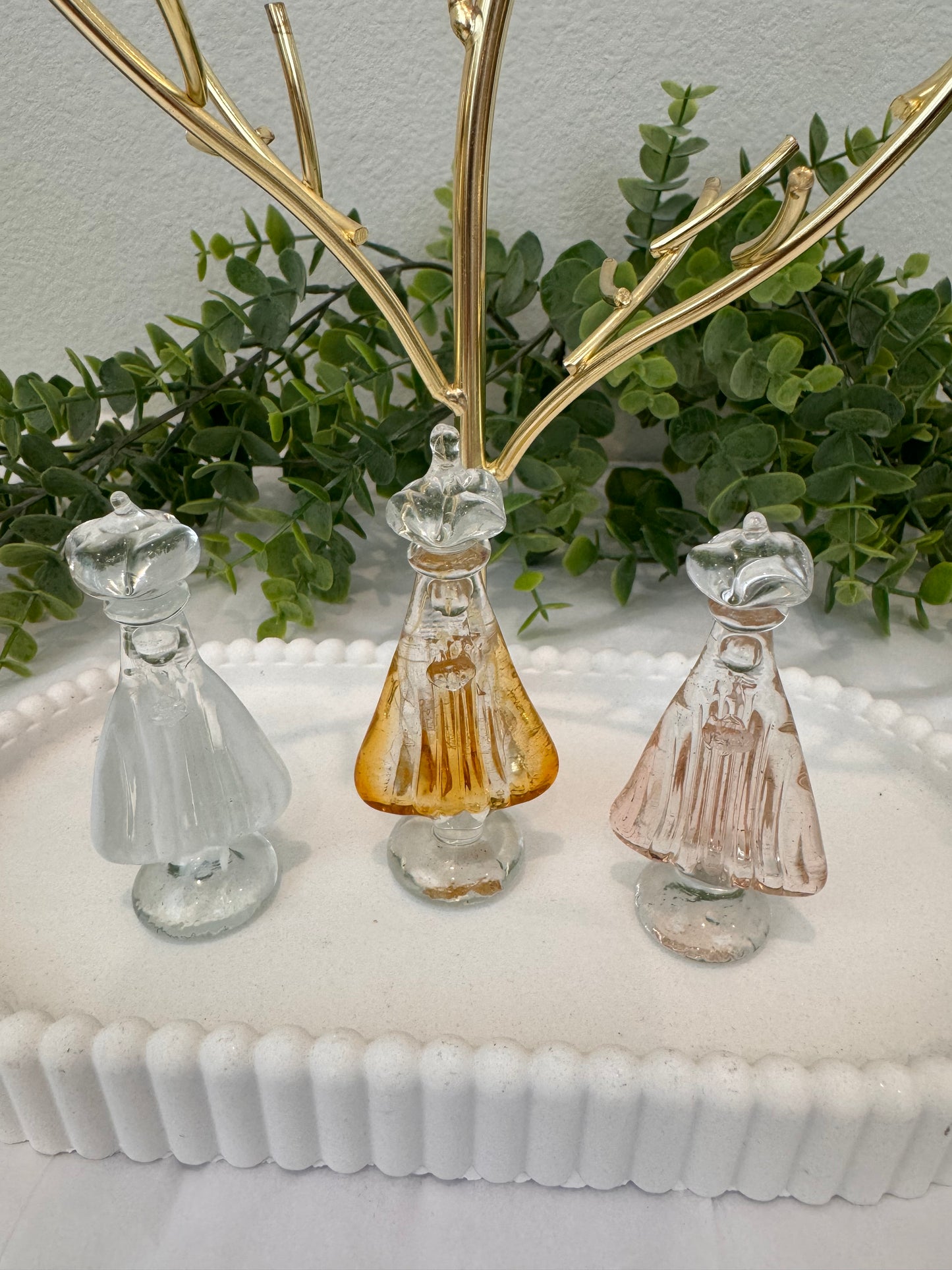 Miniatura Nossa Senhora Aparecida em Murano – 8 cm