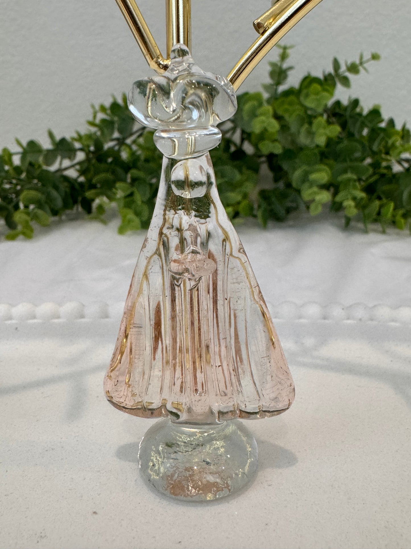 Miniatura Nossa Senhora Aparecida em Murano – 8 cm