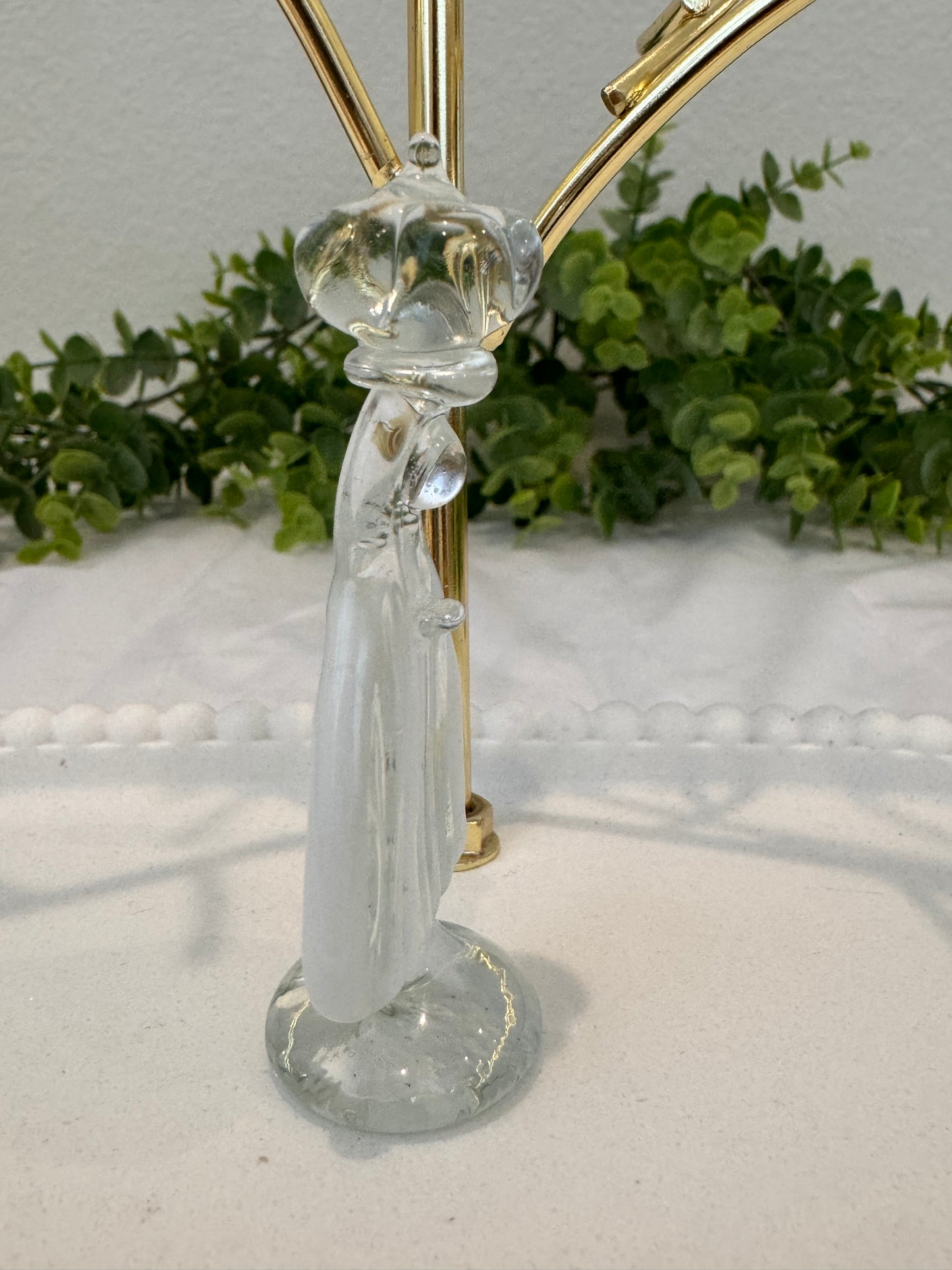 Miniatura Nossa Senhora Aparecida em Murano – 8 cm