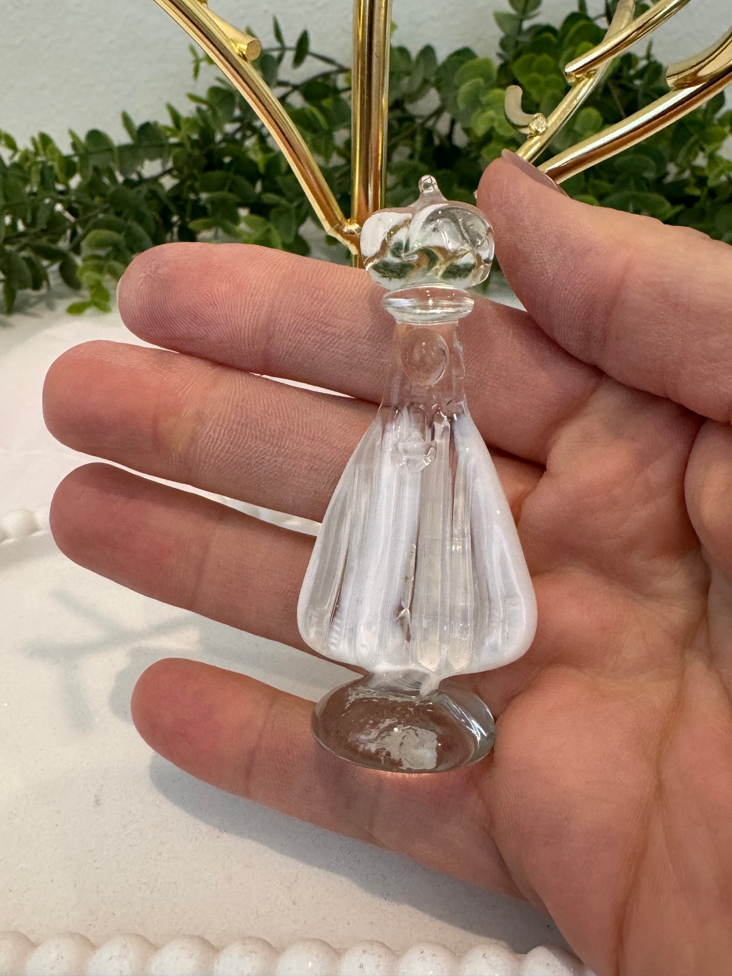 Miniatura Nossa Senhora Aparecida em Murano – 8 cm