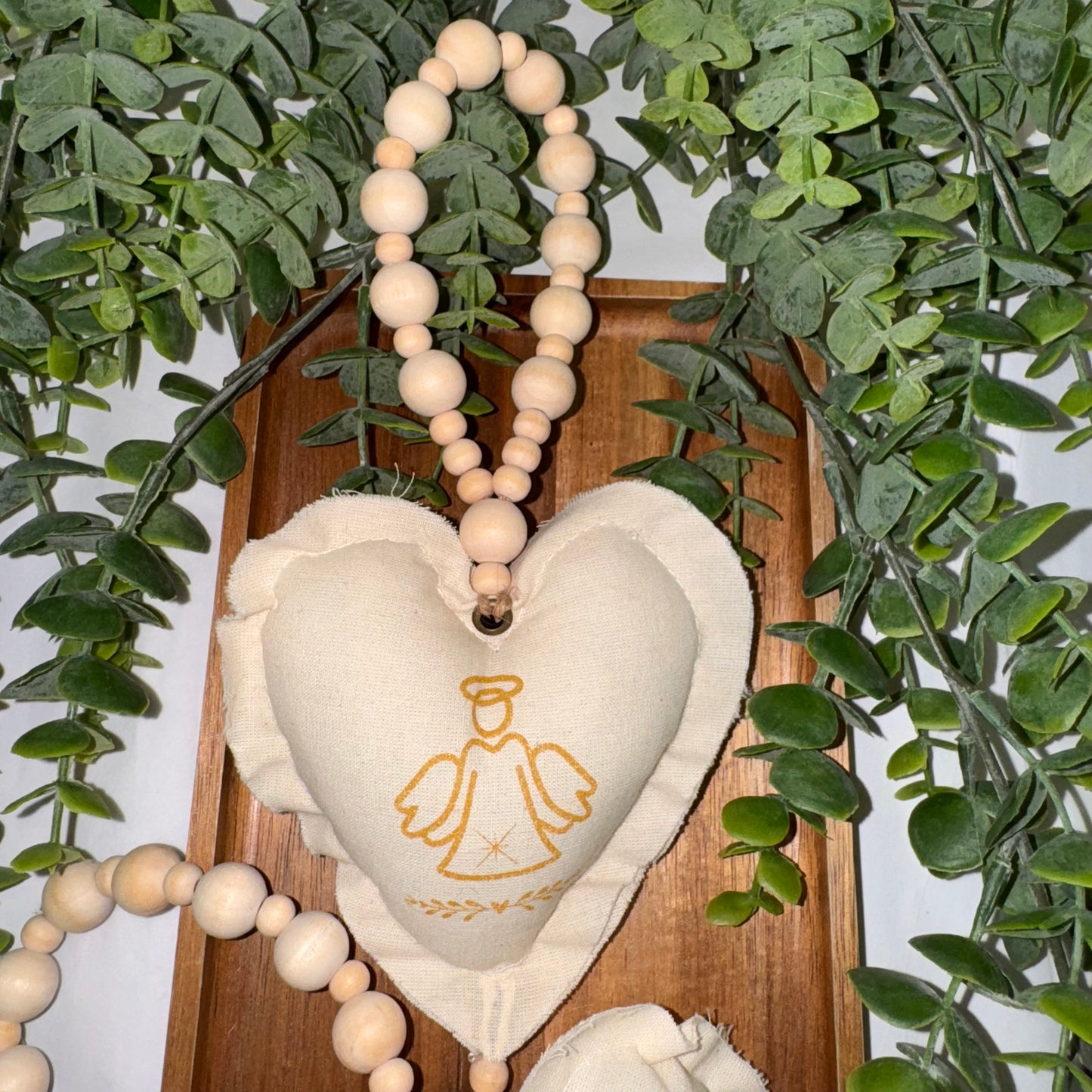Pingente Coração Boho Artesanal