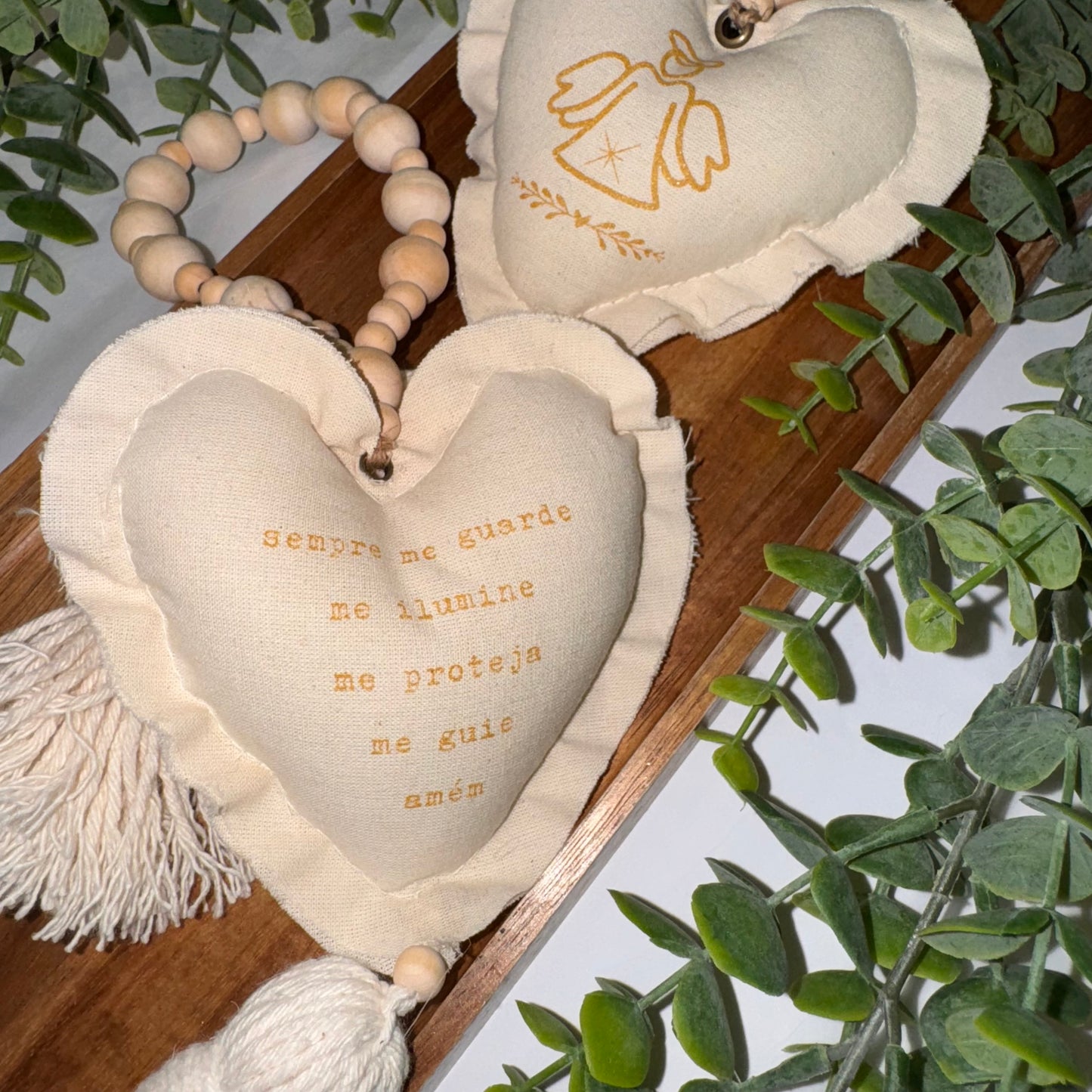 Pingente Coração Boho Artesanal