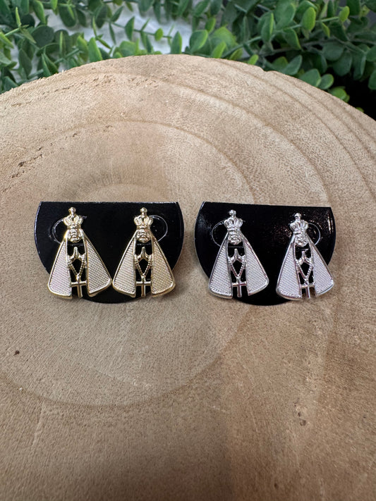Sacred Mantle Earring – Our Lady of Aparecida