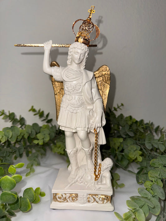 Statue of Saint Michael the Archangel of Mount Gargano – 20cm (Resin, 350g)