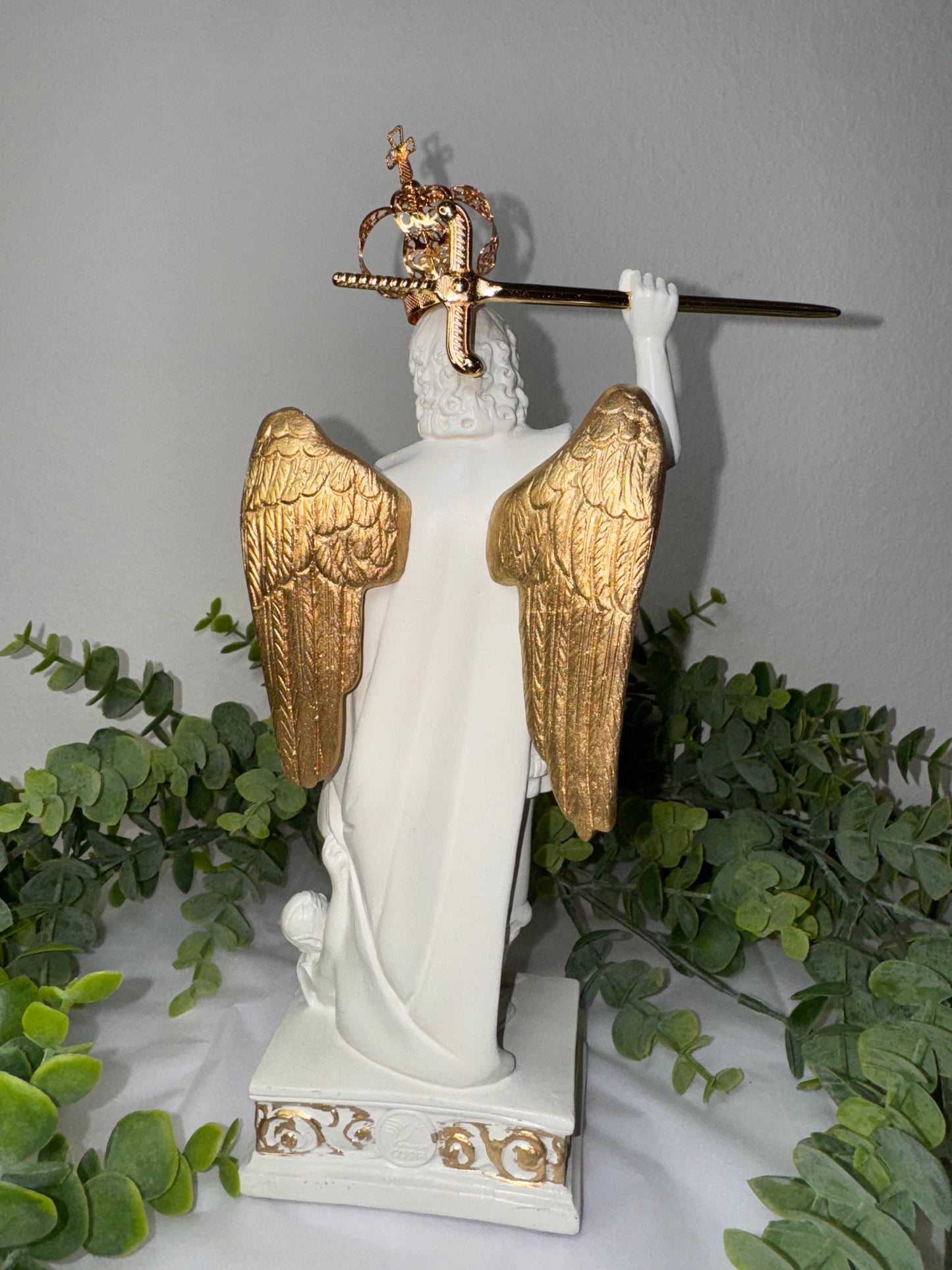 Imagem de São Miguel Arcanjo do Monte Gargano – 20cm (Resina, 350g)
