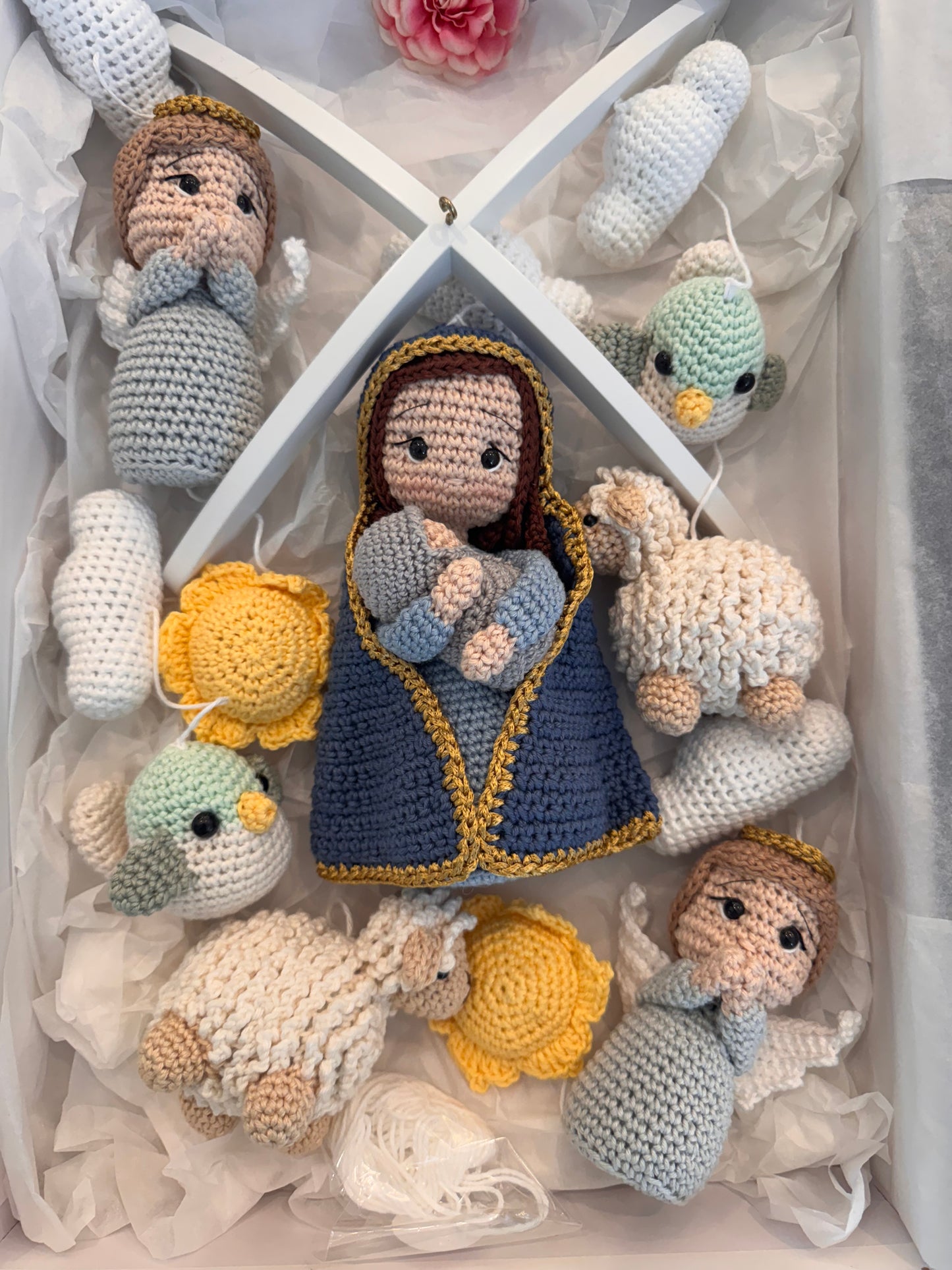 Mobile de Amigurumi Artesanal