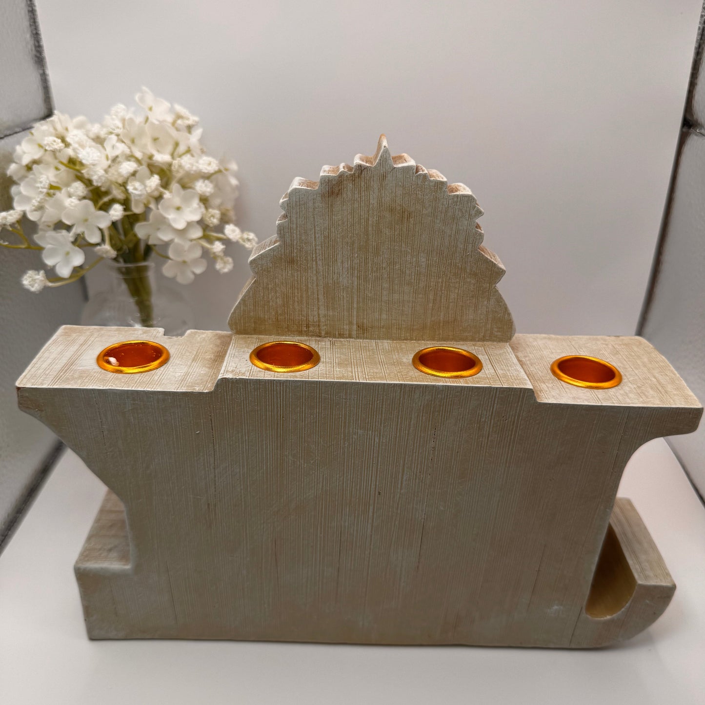 Joy To The World Candle Holder