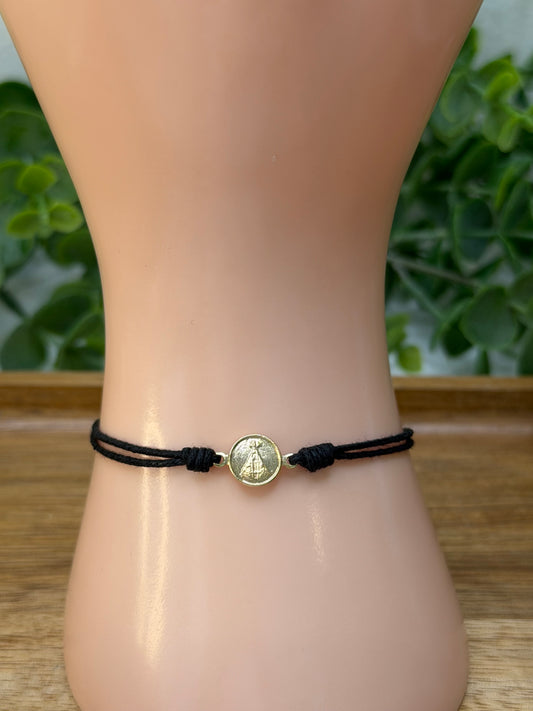 Pulseira Cordão Duplo – Nossa Senhora Aparecida