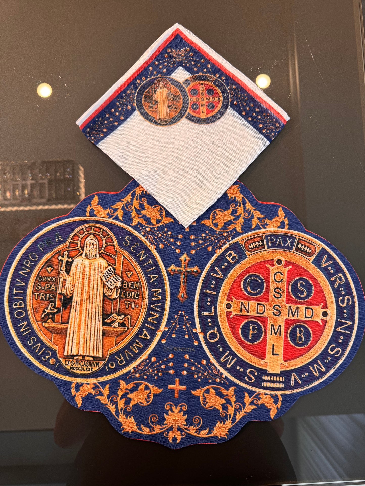 Placemat and Napkin - Religious Theme - 4 places