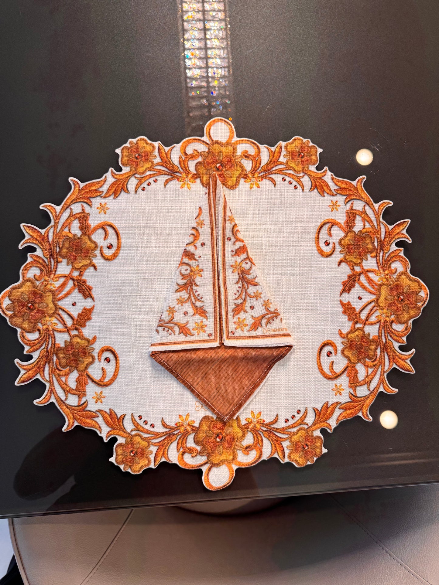 Placemat and Napkin - Religious Theme - 4 places