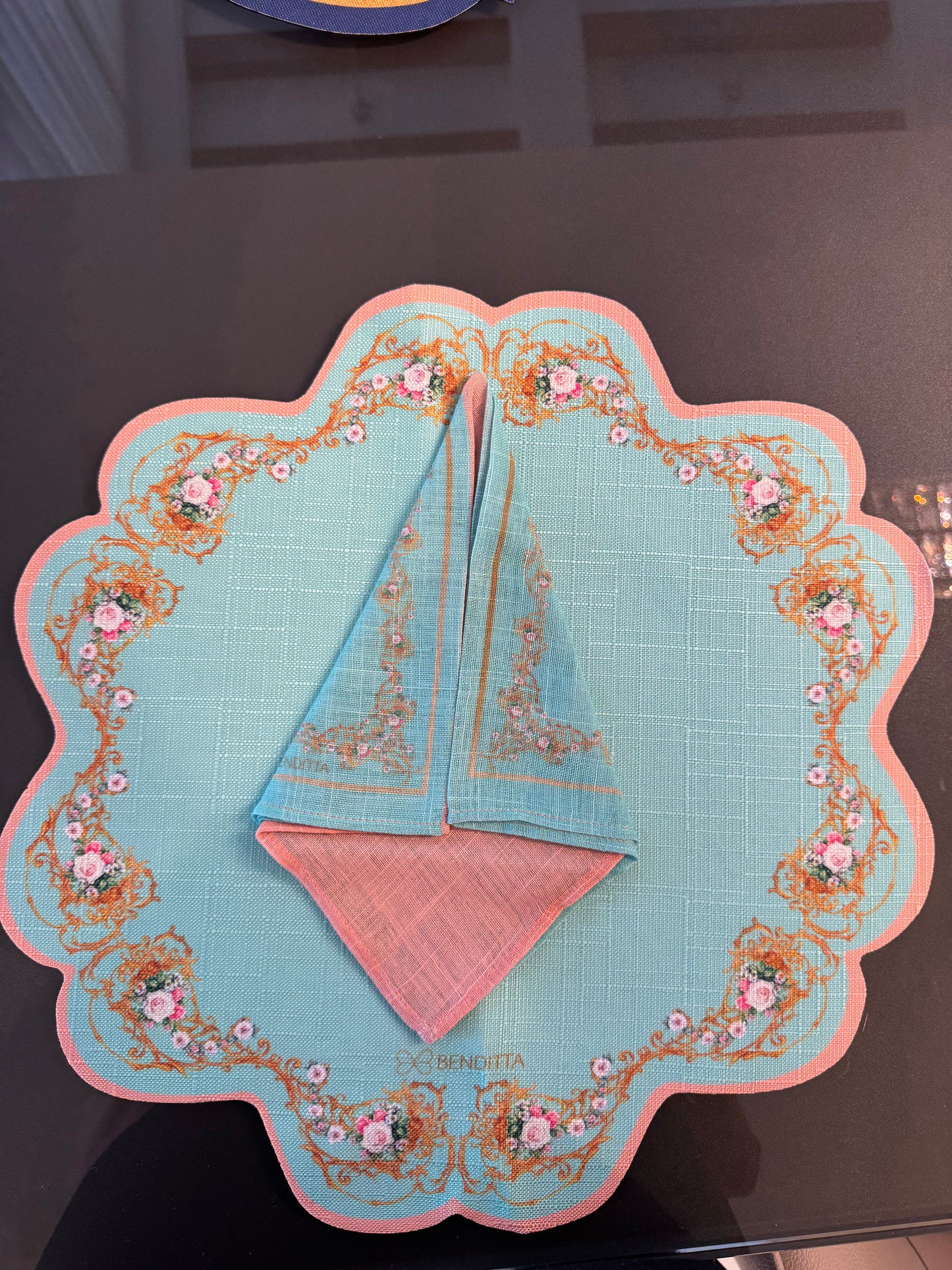 Placemat and Napkin - Religious Theme - 4 places