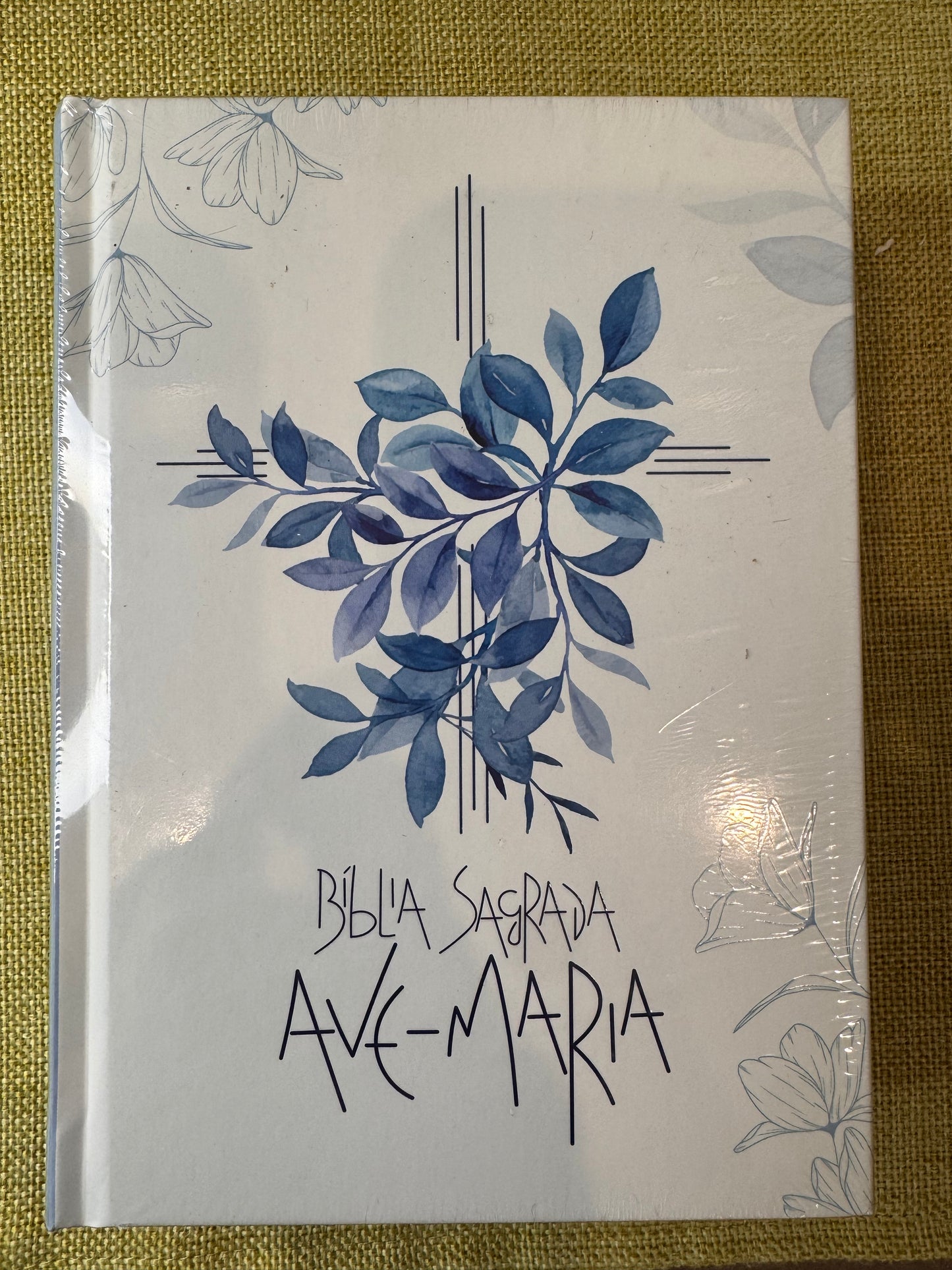 Holy Bible Hail Mary - Cover Flowers