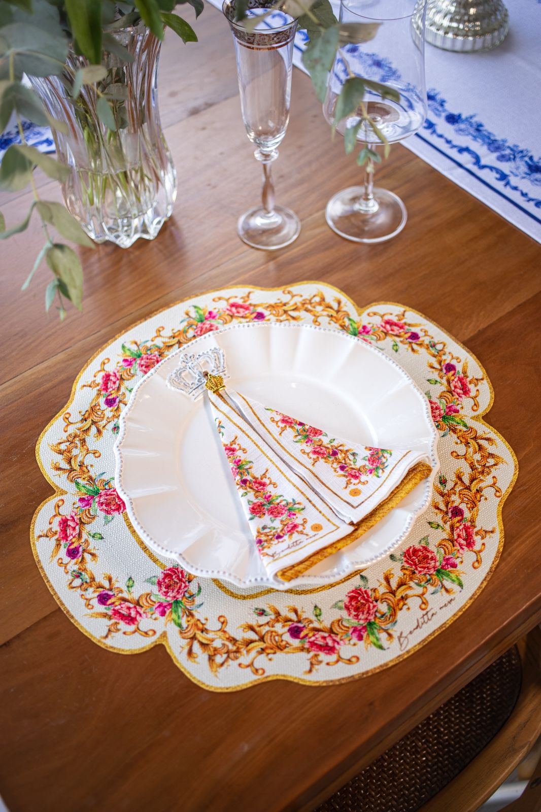 Placemat and Napkin - Religious Theme - 4 places