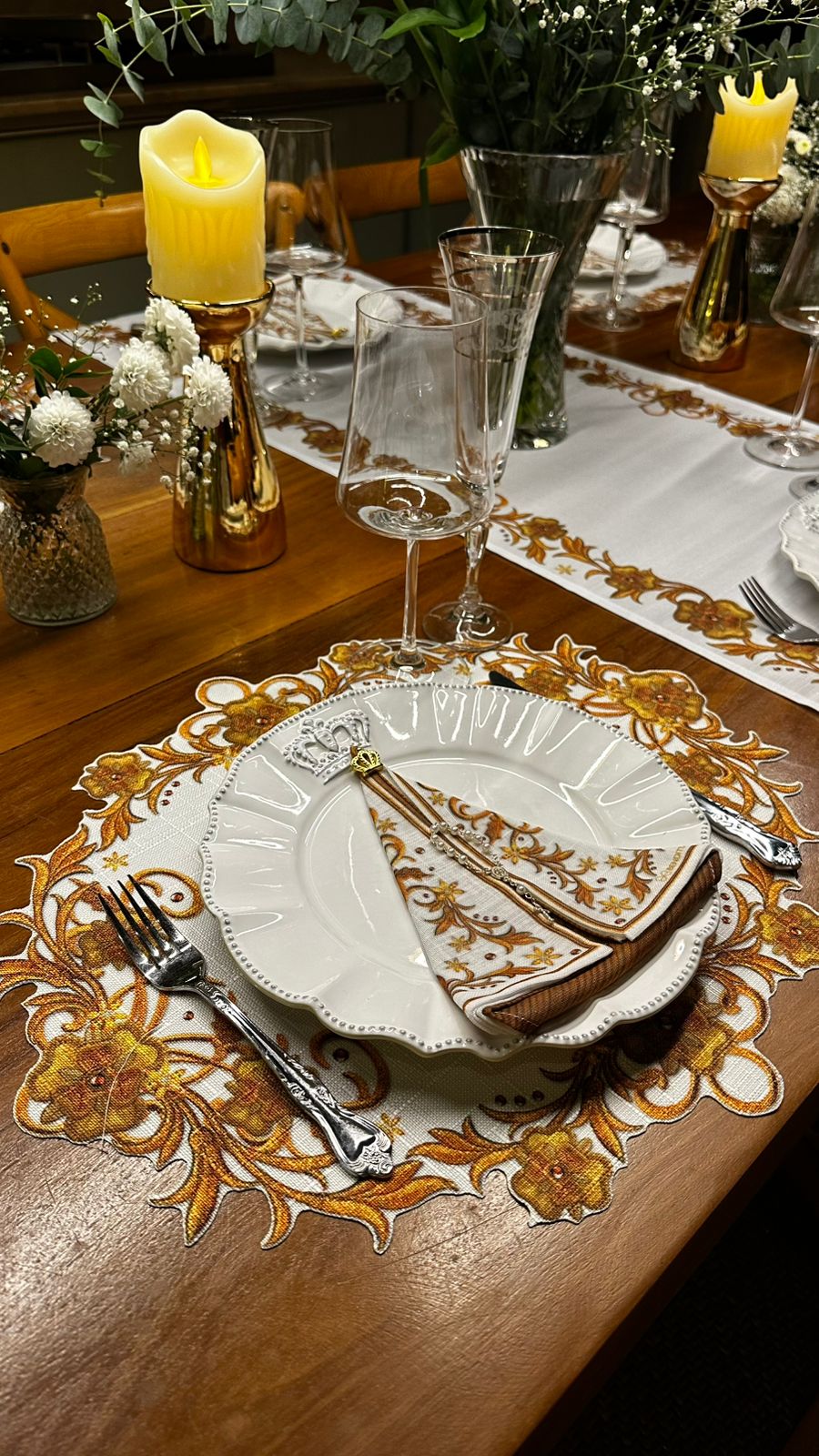 Placemat and Napkin - Religious Theme - 4 places