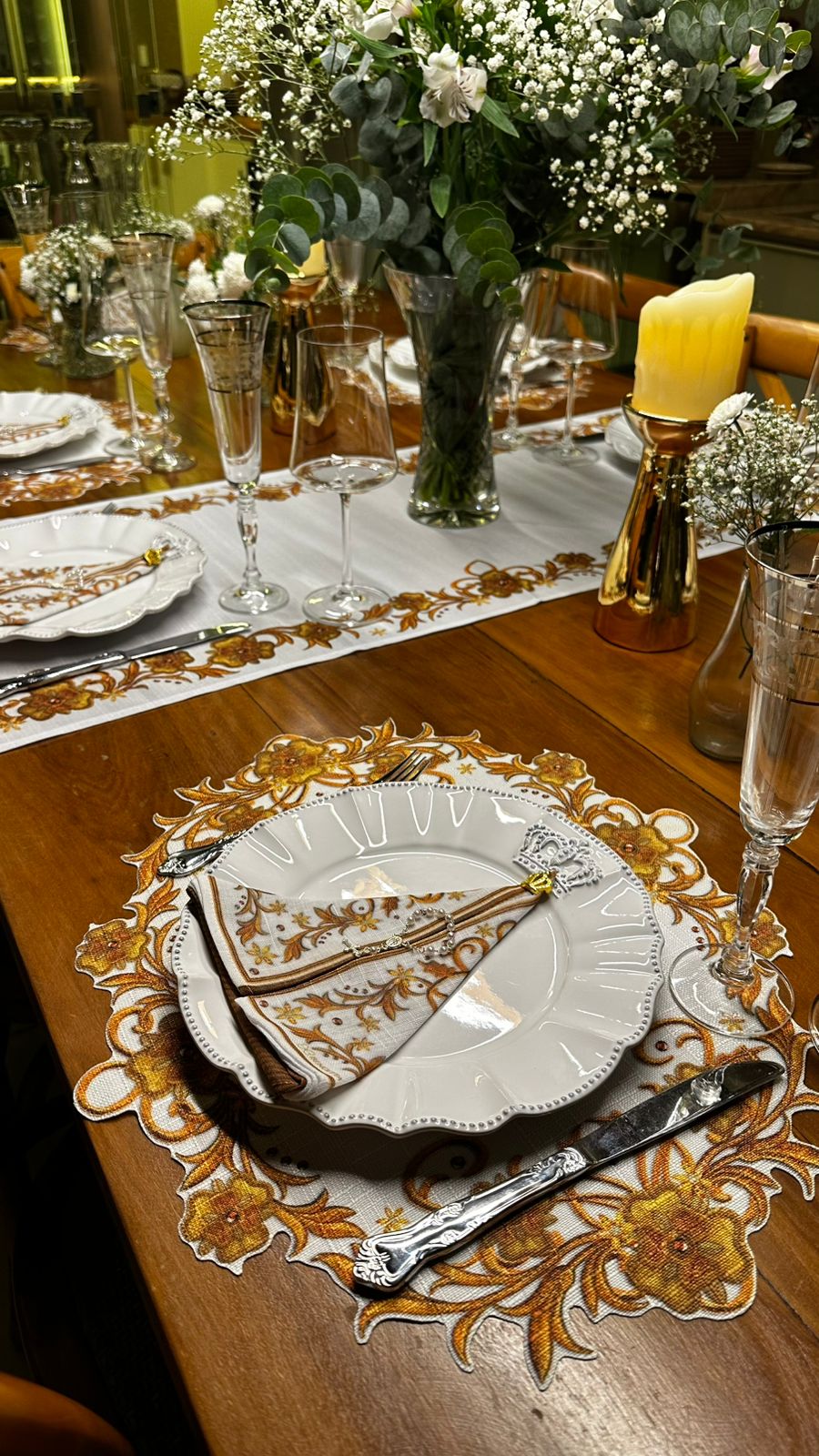 Placemat and Napkin - Religious Theme - 4 places