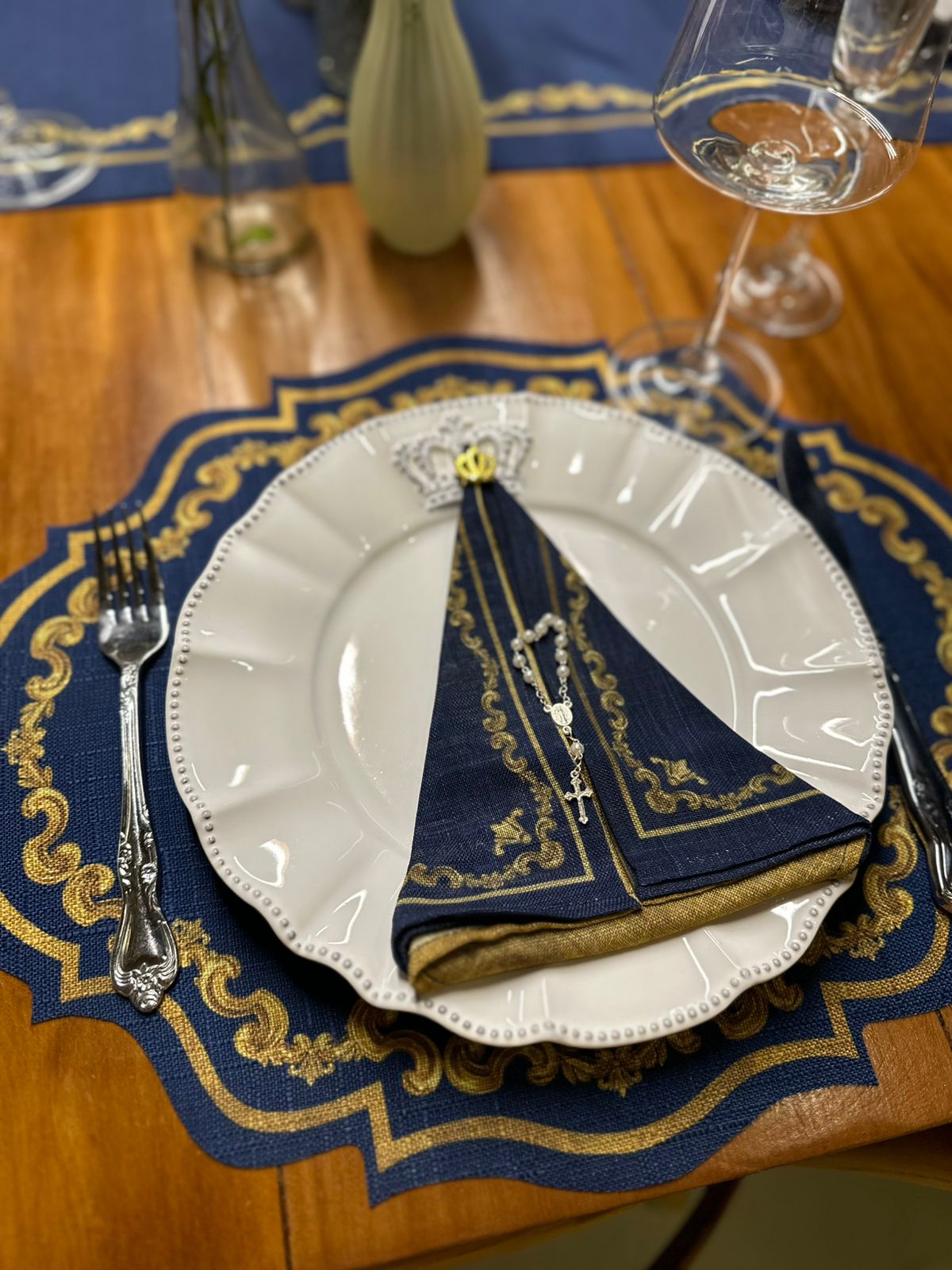 Placemat and Napkin - Religious Theme - 4 places
