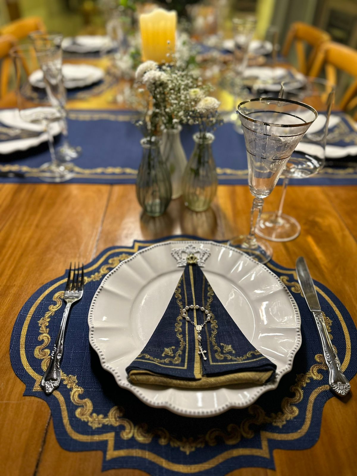 Placemat and Napkin - Religious Theme - 4 places