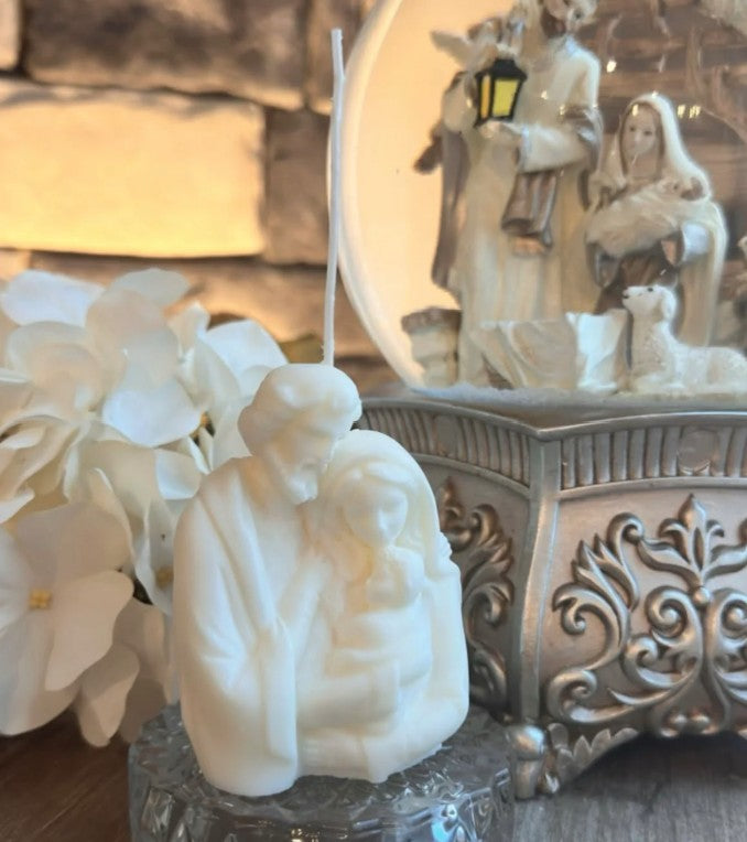 Vela Decorativa Sagrada Família – Amor, Proteção e União