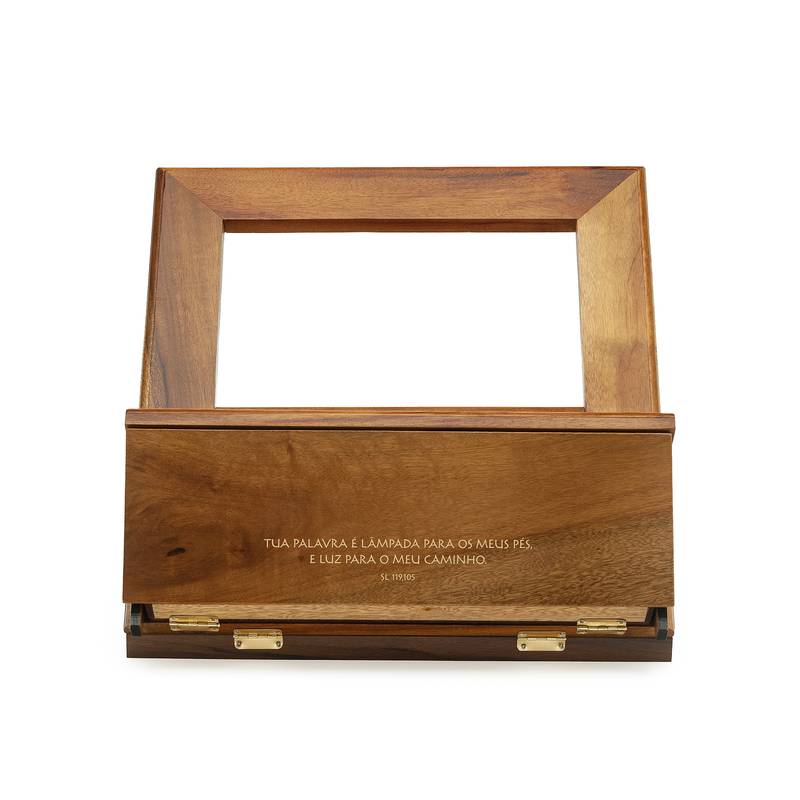 Porta Bíblia “Tua Palavra é Lâmpada” - com Gaveta